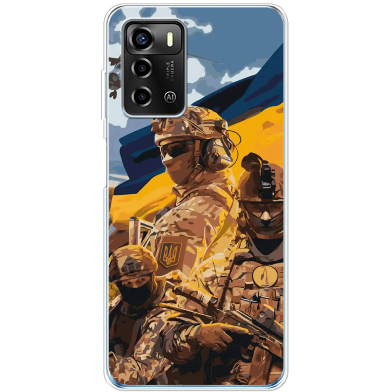 Чехол BoxFace ZTE Blade A72 Воїни ЗСУ