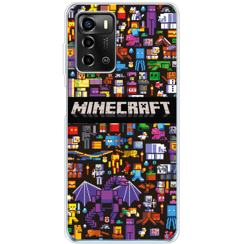 Чехол BoxFace ZTE Blade A72 Minecraft Mobbery