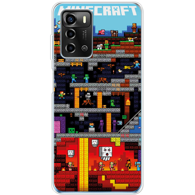 Чехол BoxFace ZTE Blade A72 Minecraft Lode Runner