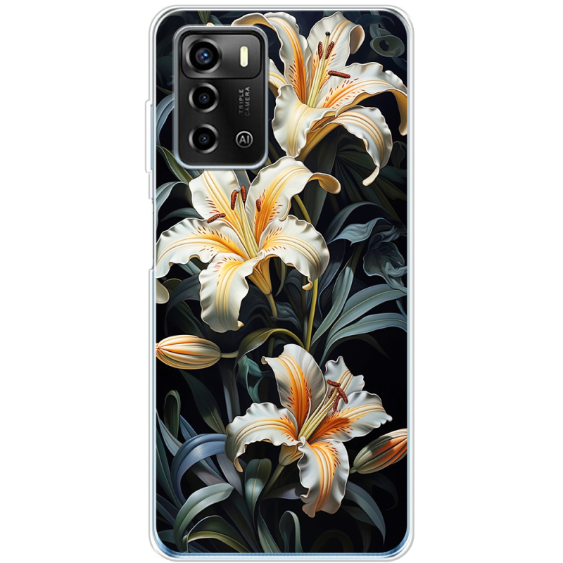 Чехол BoxFace ZTE Blade A72 Сяйво цвіту ночі