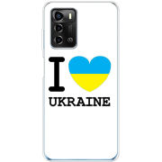 Чехол BoxFace ZTE Blade A72 I love Ukraine