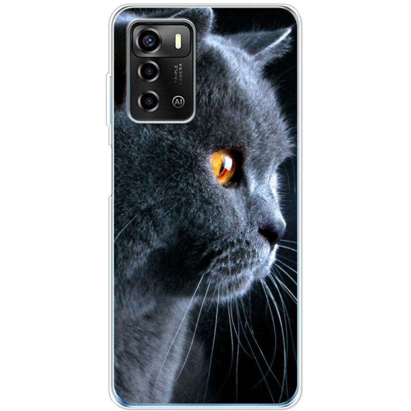 Чехол BoxFace ZTE Blade A72 English cat