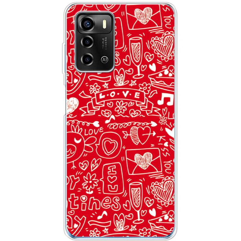 Чехол BoxFace ZTE Blade A72 Happy Valentines