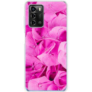 Чехол BoxFace ZTE Blade A72 Pink Flowers