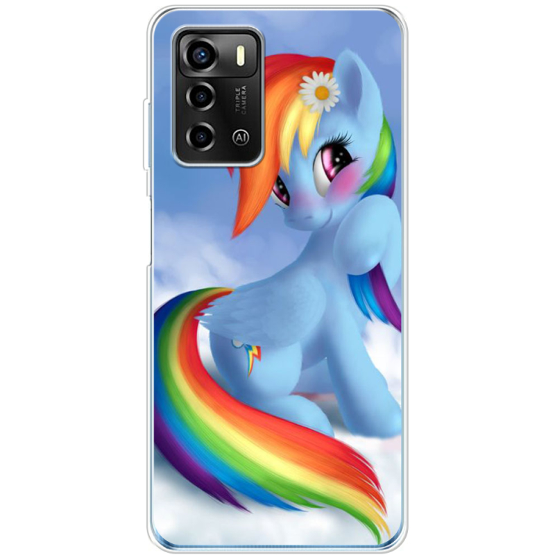 Чехол BoxFace ZTE Blade A72 My Little Pony Rainbow Dash