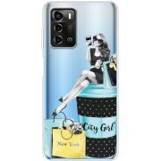 Прозрачный чехол BoxFace ZTE Blade A72 City Girl