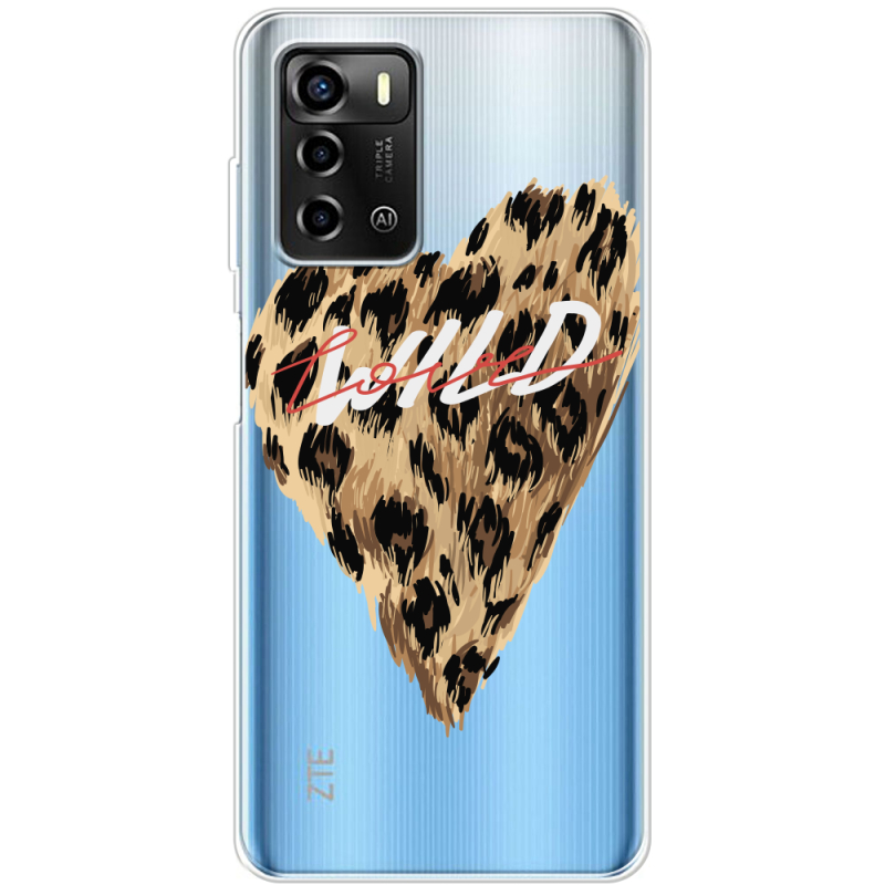 Прозрачный чехол BoxFace ZTE Blade A72 Wild Love