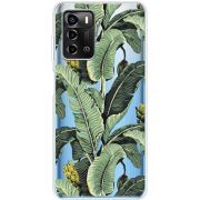 Прозрачный чехол BoxFace ZTE Blade A72 Banana Leaves