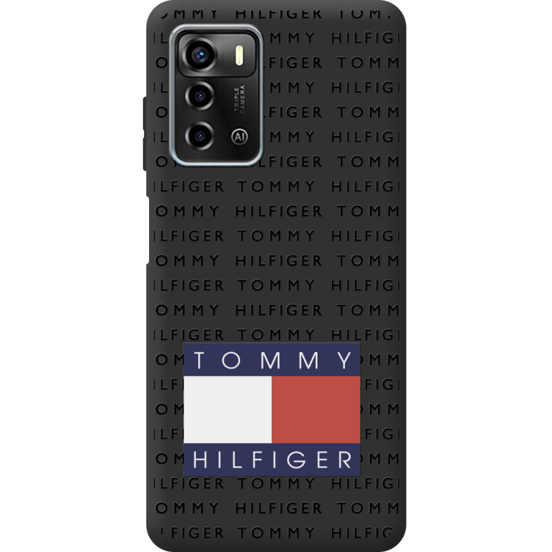 Черный чехол BoxFace ZTE Blade A72 Tommy Print