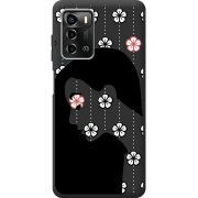 Черный чехол BoxFace ZTE Blade A72 Flower Hair