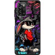 Черный чехол BoxFace ZTE Blade A72 Малий вухань