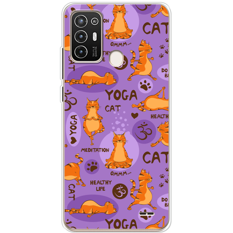 Чехол BoxFace ZTE Blade A52 Yoga Cat