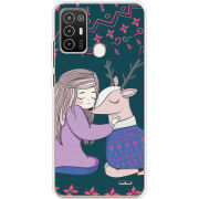 Чехол BoxFace ZTE Blade A52 Girl and deer