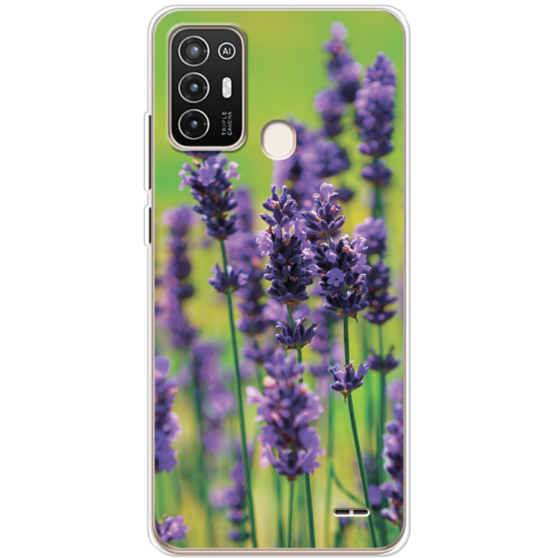 Чехол BoxFace ZTE Blade A52 Green Lavender