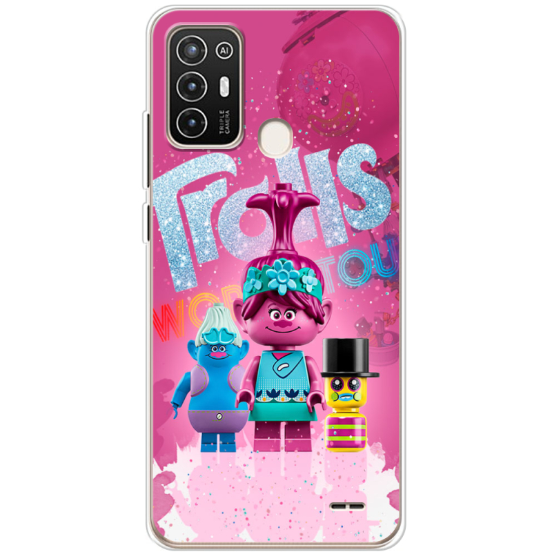 Чехол BoxFace ZTE Blade A52 Lego Trolls