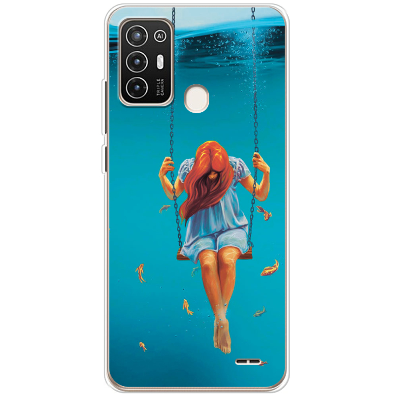 Чехол BoxFace ZTE Blade A52 Girl In The Sea