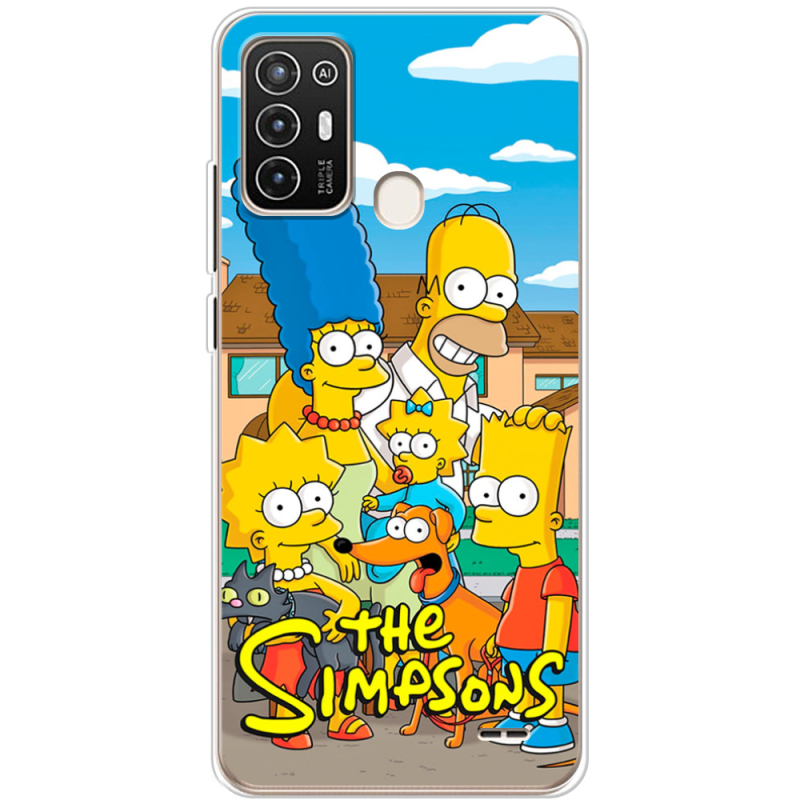 Чехол BoxFace ZTE Blade A52 The Simpsons