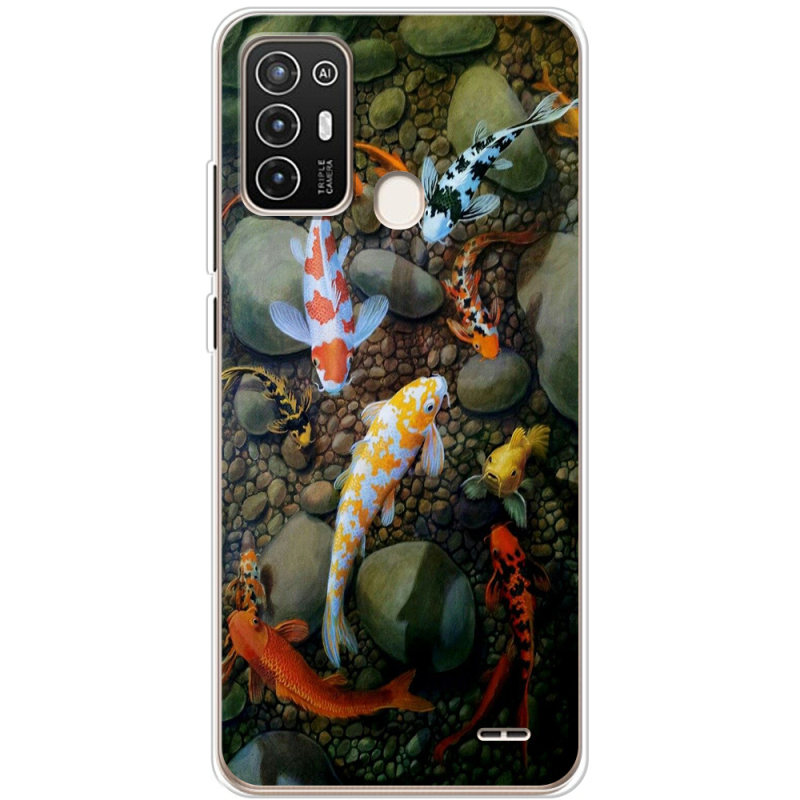 Чехол BoxFace ZTE Blade A52 Underwater Koi