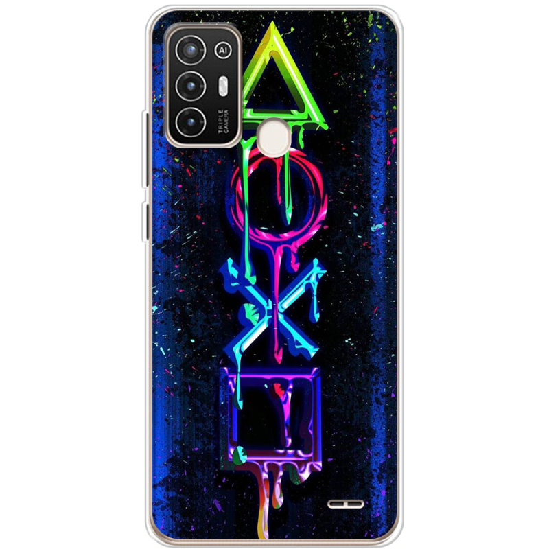 Чехол BoxFace ZTE Blade A52 Graffiti symbols