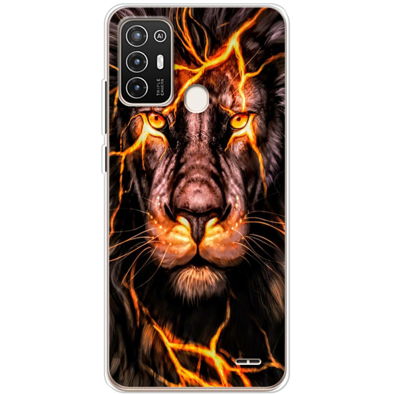 Чехол BoxFace ZTE Blade A52 Fire Lion