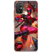 Чехол BoxFace ZTE Blade A52 Woman Deadpool