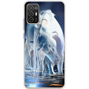 Чехол BoxFace ZTE Blade A52 White Horse