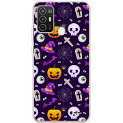 Чехол BoxFace ZTE Blade A52 Halloween Purple Mood