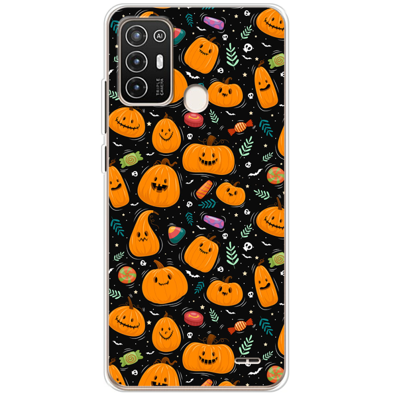 Чехол BoxFace ZTE Blade A52 Cute Halloween