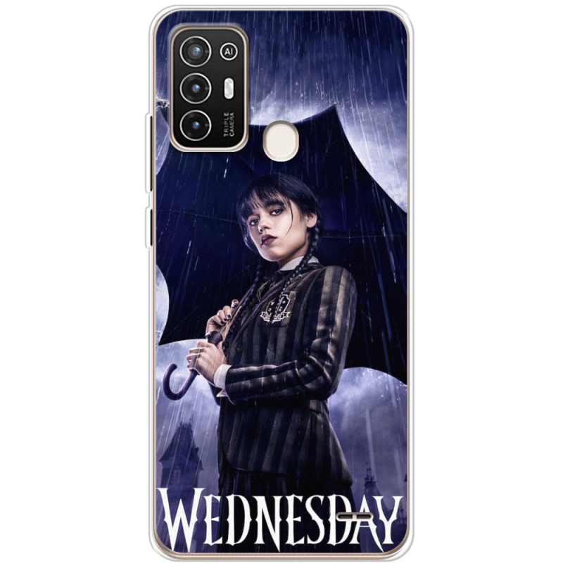 Чехол BoxFace ZTE Blade A52 Wednesday Addams