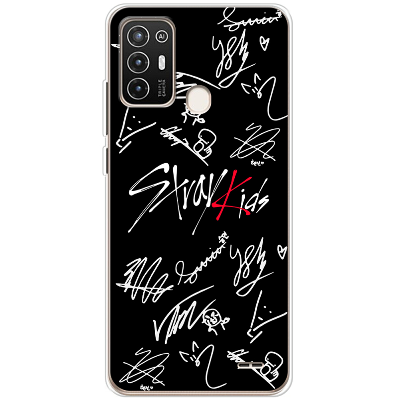 Чехол BoxFace ZTE Blade A52 Stray Kids автограф