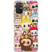 Чехол BoxFace ZTE Blade A52 Labubu