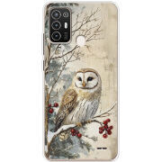 Чехол BoxFace ZTE Blade A52 Christmas Owl