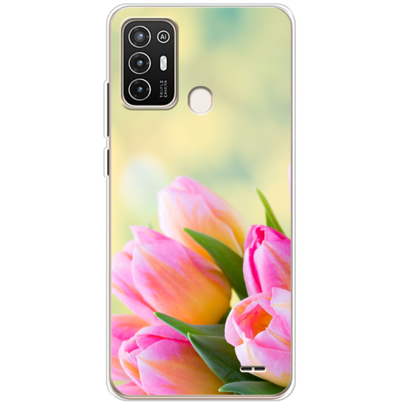 Чехол BoxFace ZTE Blade A52 Bouquet of Tulips