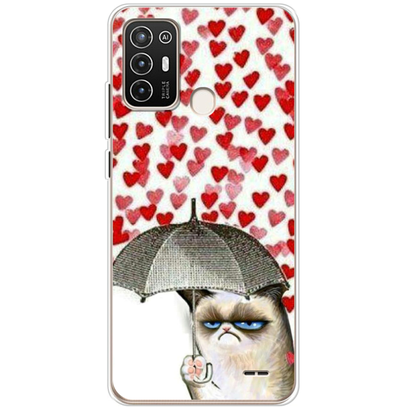 Чехол BoxFace ZTE Blade A52 Raining Hearts