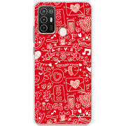 Чехол BoxFace ZTE Blade A52 Happy Valentines