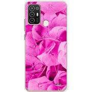 Чехол BoxFace ZTE Blade A52 Pink Flowers