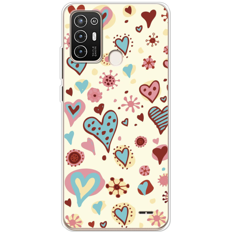 Чехол BoxFace ZTE Blade A52 Be my Valentine