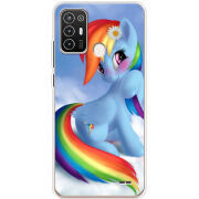 Чехол BoxFace ZTE Blade A52 My Little Pony Rainbow Dash