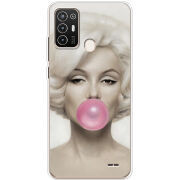 Чехол BoxFace ZTE Blade A52 Marilyn Monroe Bubble Gum