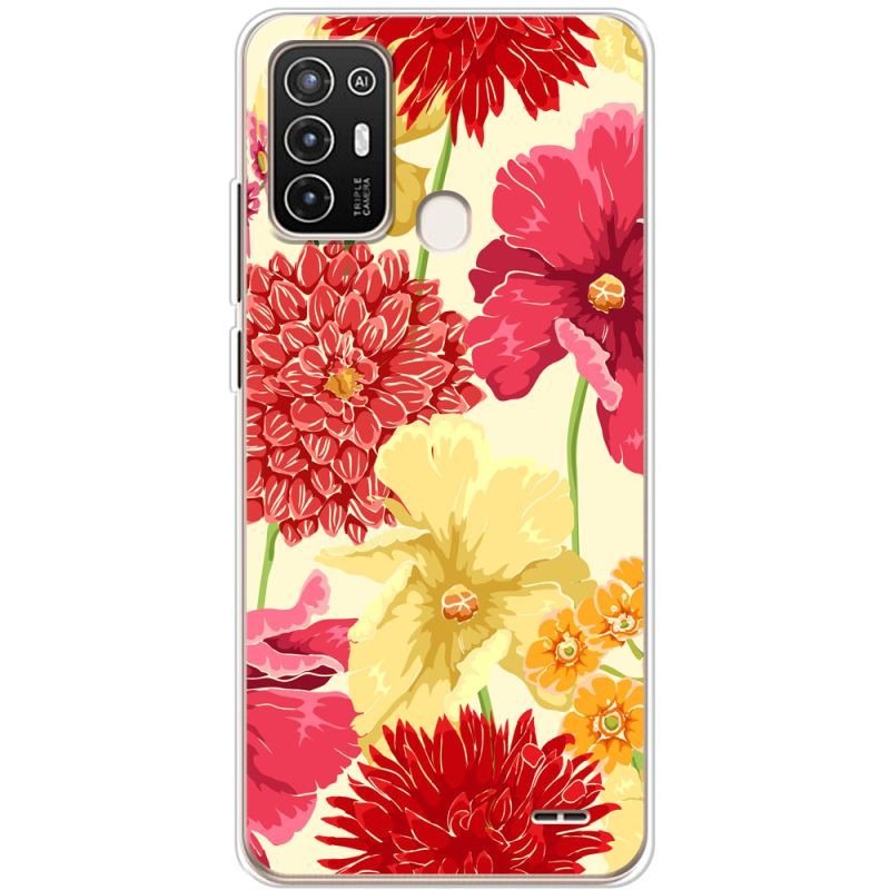 Чехол BoxFace ZTE Blade A52 Flower Bed