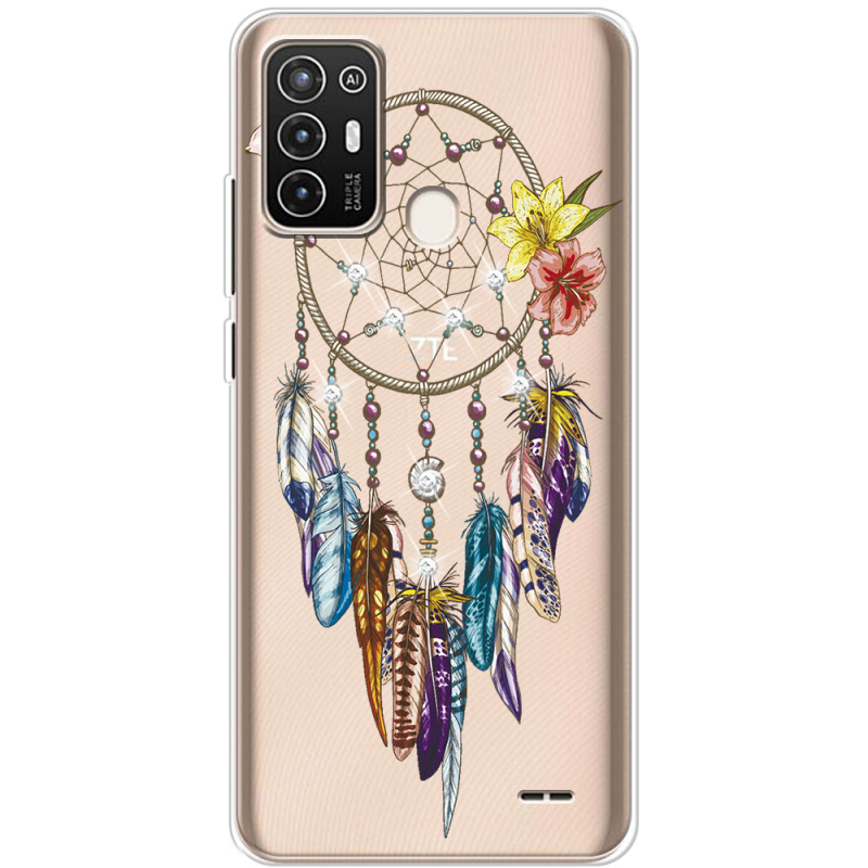 Чехол со стразами ZTE Blade A52 Dreamcatcher