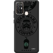 Черный чехол BoxFace ZTE Blade A52 Dark Coffee