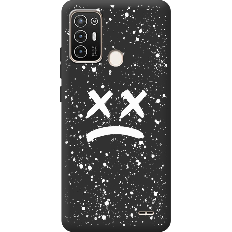 Черный чехол BoxFace ZTE Blade A52 Sad Way