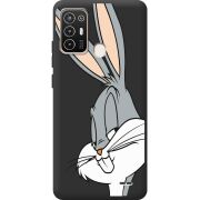 Черный чехол BoxFace ZTE Blade A52 Lucky Rabbit