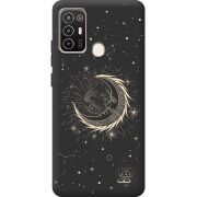 Черный чехол BoxFace ZTE Blade A52 Moon