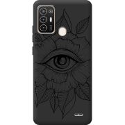 Черный чехол BoxFace ZTE Blade A52 Eye