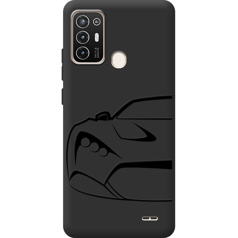 Черный чехол BoxFace ZTE Blade A52 Sportcar