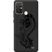 Черный чехол BoxFace ZTE Blade A52 Snake