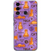 Чехол BoxFace Tecno Spark Go 2022 Yoga Cat