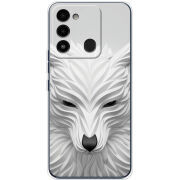 Чехол BoxFace Tecno Spark Go 2022 White Wolf